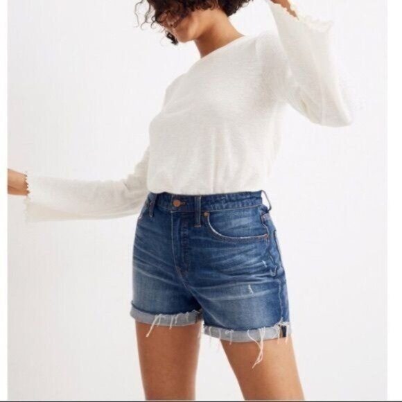 Madewell High Rise Denim Shorts 26 - Picture 1 of 10
